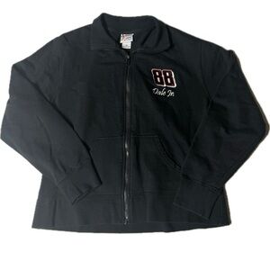 Dale Earnhardt Jr. Chase NASCAR Sweatshirt Women's Small Full Zip Outdoor Black